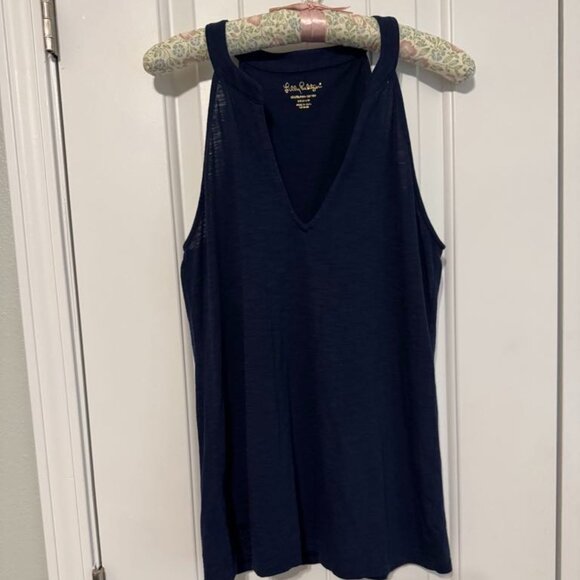 Lilly Pulitzer Tops - Lilly Pulitzer Navy Arya Tank Top